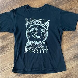 Napalm death Black Graphic T-Shirt